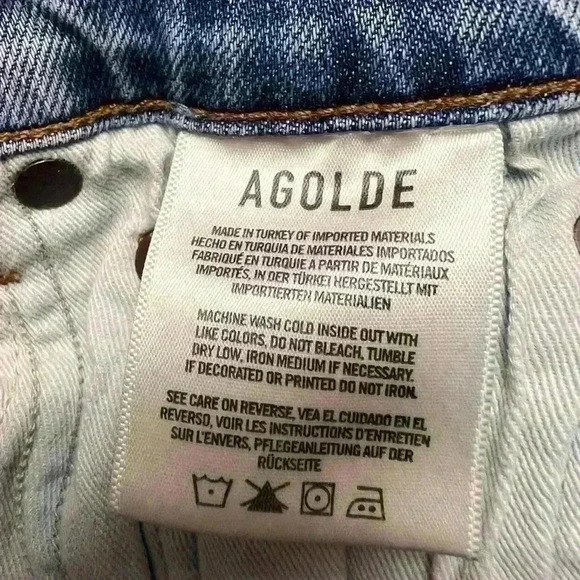 AGOLDE Nico High Rise Slim Jean 26 - Picture 8 of 9